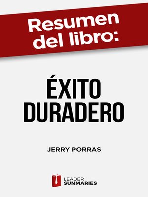 cover image of Resumen del libro "Éxito duradero" de Jerry Porras